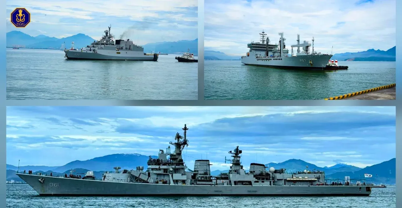 Indian Navy's Eastern Fleet Ships Reach Da Nang, Vietnam – Boosting Indo-Pacific Maritime Ties